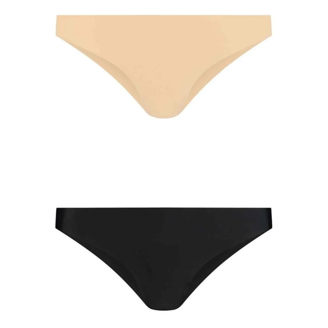 Pack de 2 culottes brésiliennes invisibles Beige Bye Bra
