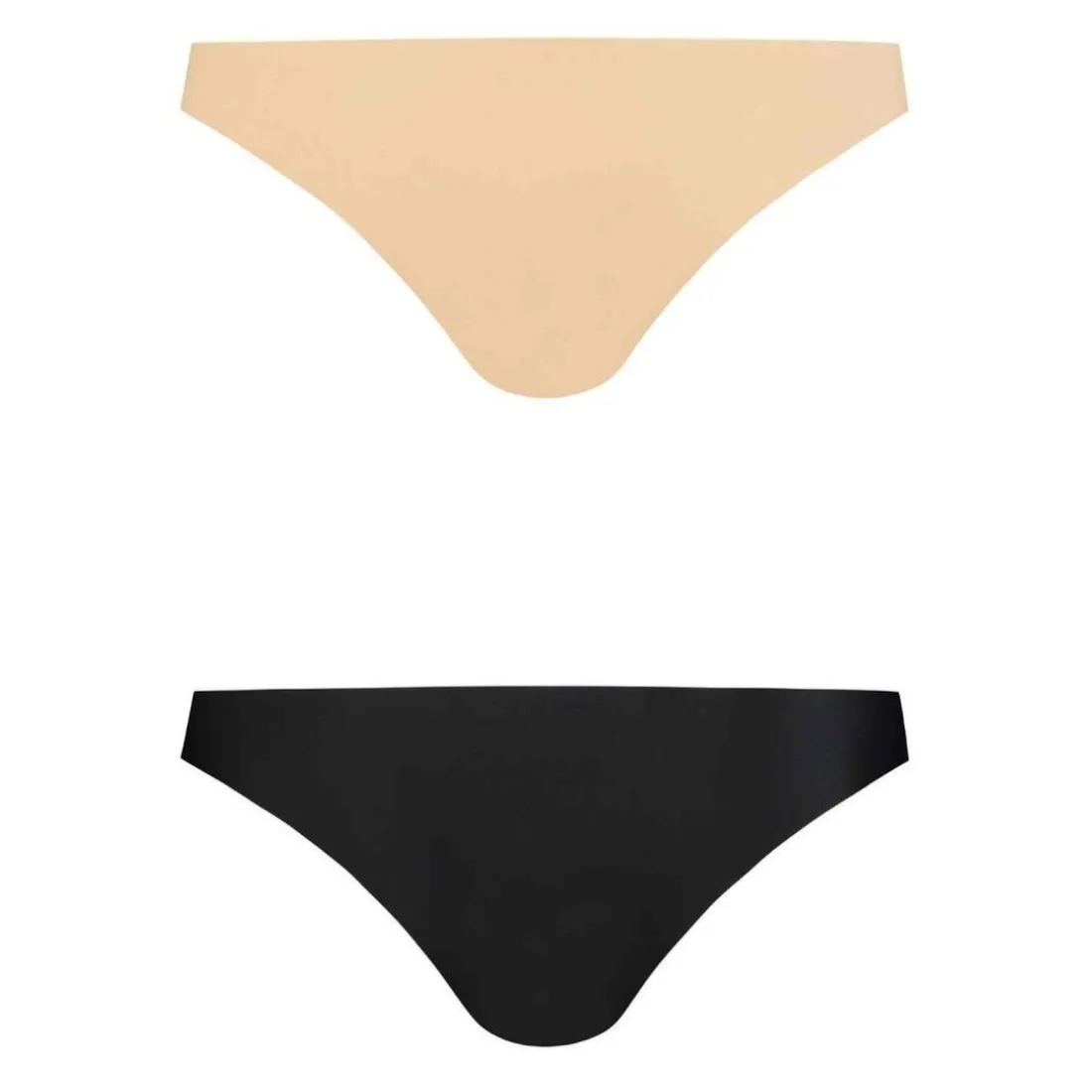 Pack de 2 culottes brésiliennes invisibles Beige Bye Bra