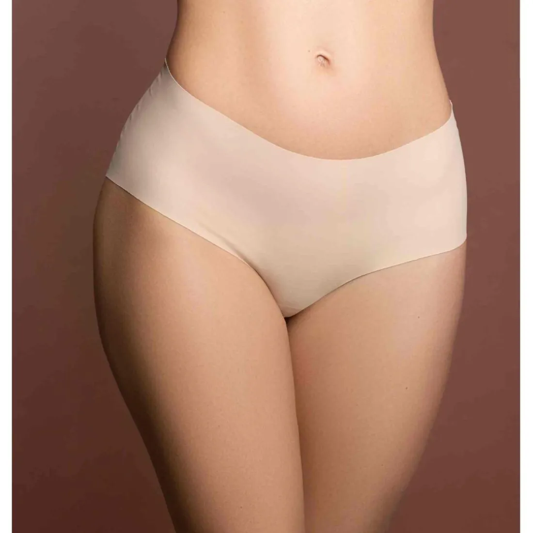 Pack de 2 culottes taille haute invisibles Beige Bye Bra