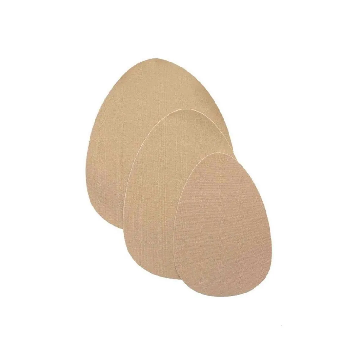 Pack de 3 paires de coques fines adhésives et cache tétons Beige Bye Bra en coton