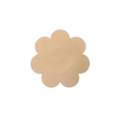 Pack de 3 paires de coques fines adhésives et cache tétons Beige Bye Bra en coton