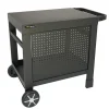Pack Desserte de jardin REVA avec Housse Barbecue et Plancha Rectangulaire