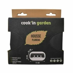 Pack Plancha gaz DUNE avec Housse pour barbecue et plancha et Kit pour cuisson plancha
