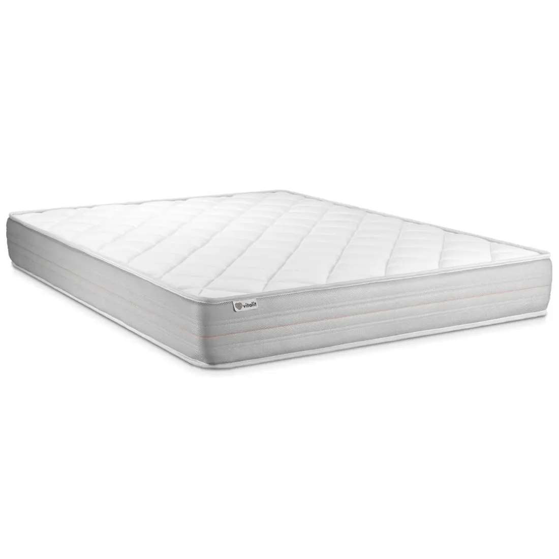 Pack prêt a dormir VITALMEMO sommier Kit blanc