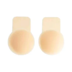 Paire de remonte-seins en silicone mate réutilisable Beige Pull-ups & Lifts Bye Bra