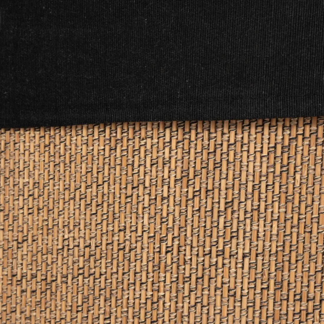 Panier à linge d'angle en bambou 48L