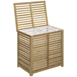 Panier à linge double 50L