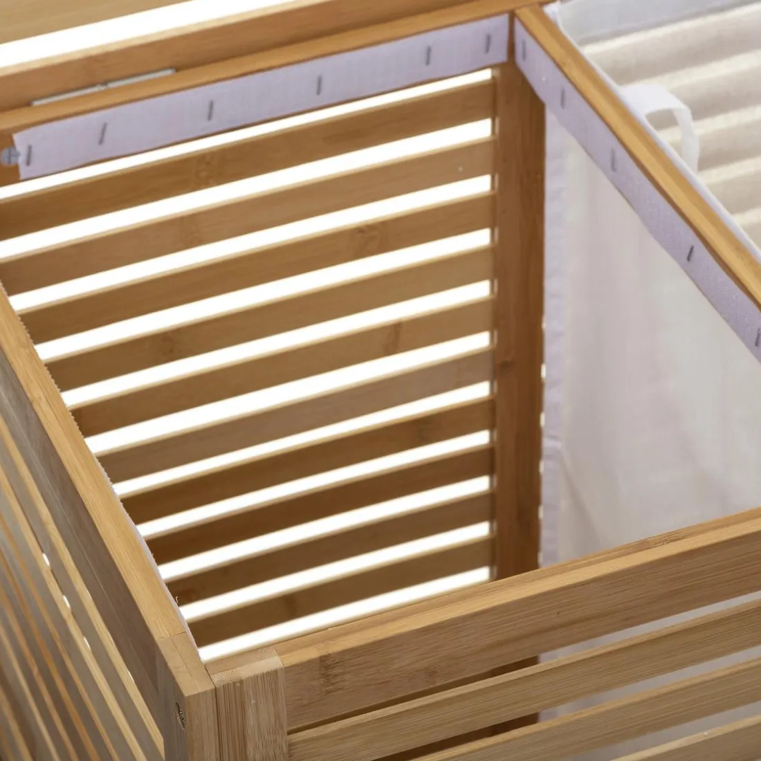 Panier à linge double 50L
