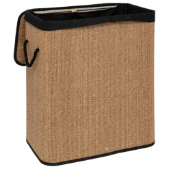 Panier à linge en bambou 100L