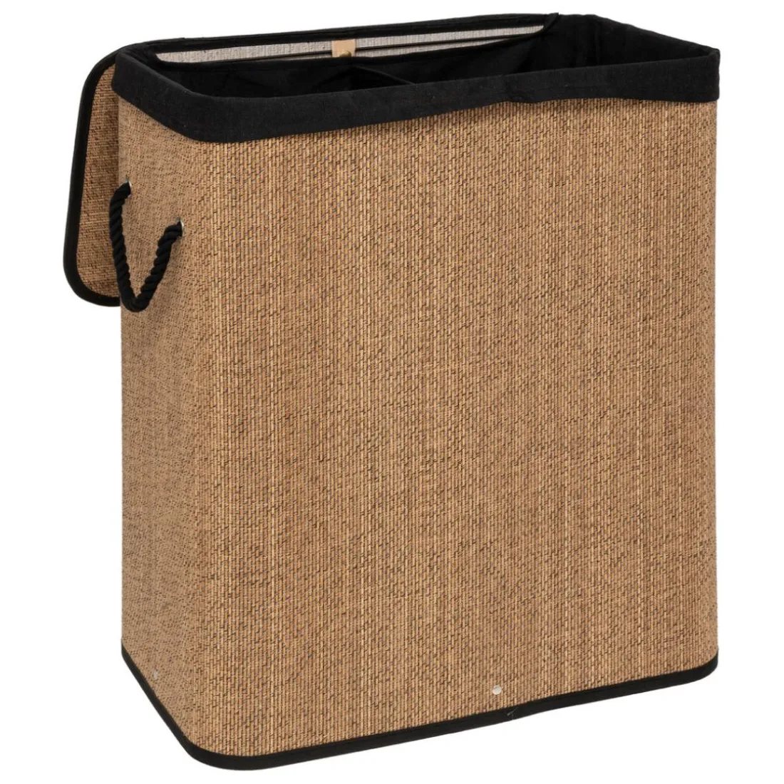 Panier à linge en bambou 100L
