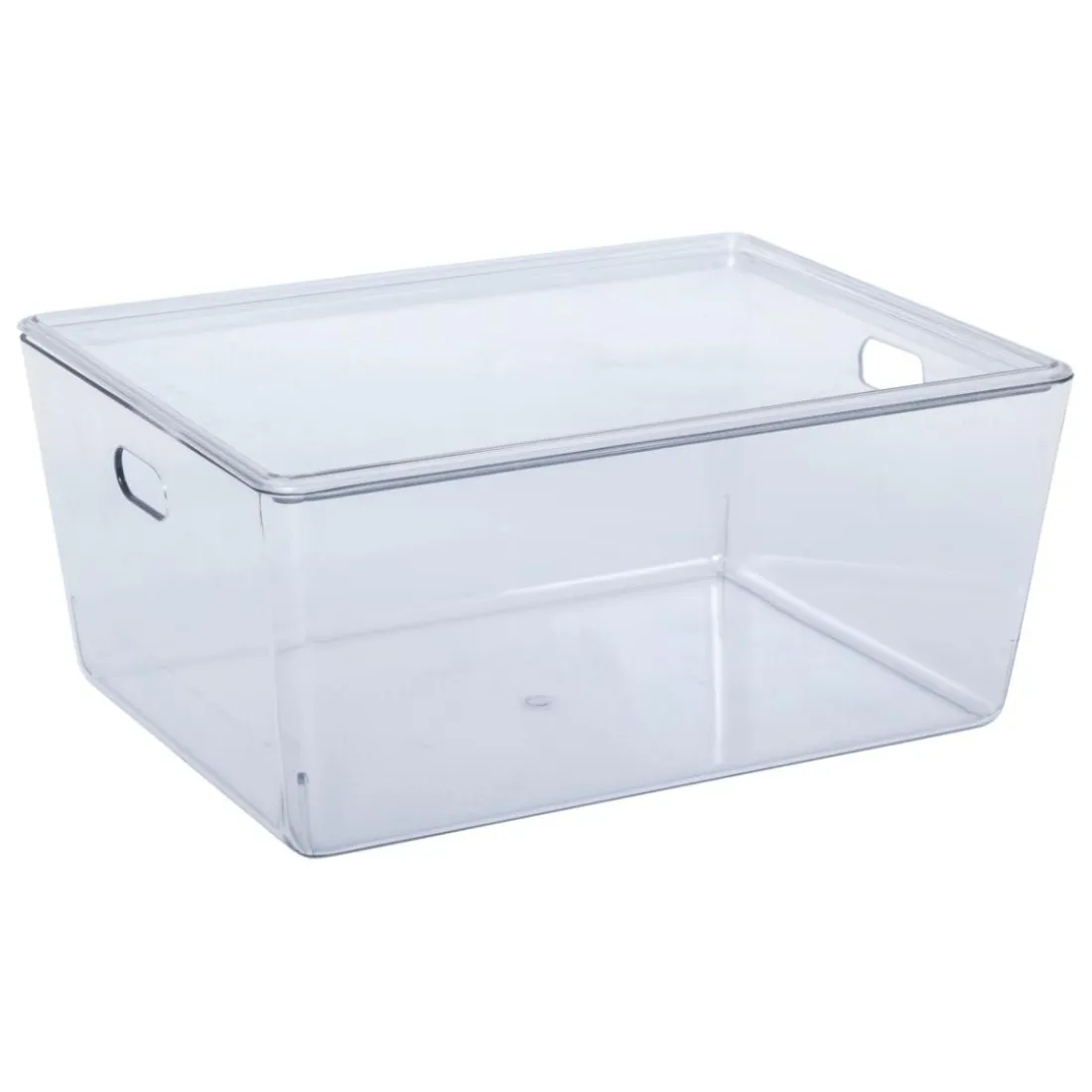 Panier a couvercle lisse transparent 14L