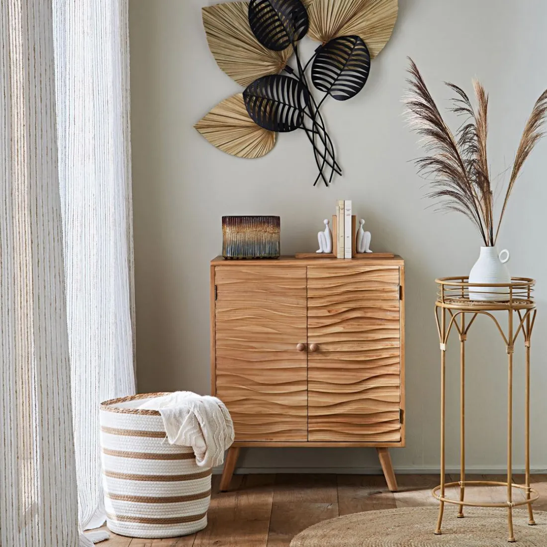 Panier de rangement Garon bicolore