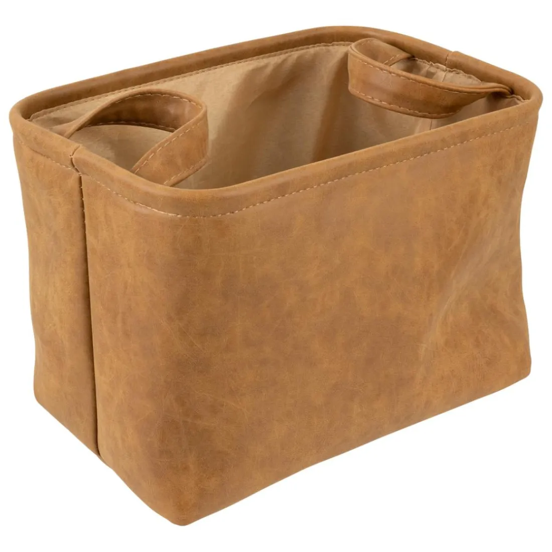 Paniers en simili cuir Romeo