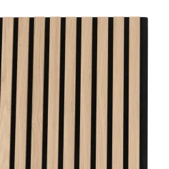 Panneau décoratif mural Colva bois clair beige