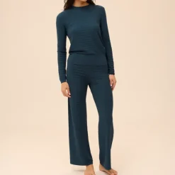Pantalon - Bleu pétrole