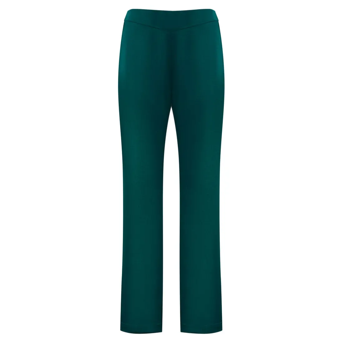 Pantalon - Emeraude vert en soie