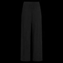 Pantalon à jambe large noir Vale
