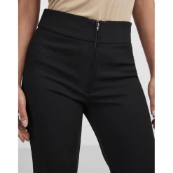 Pantalon à jambe large noir Pax