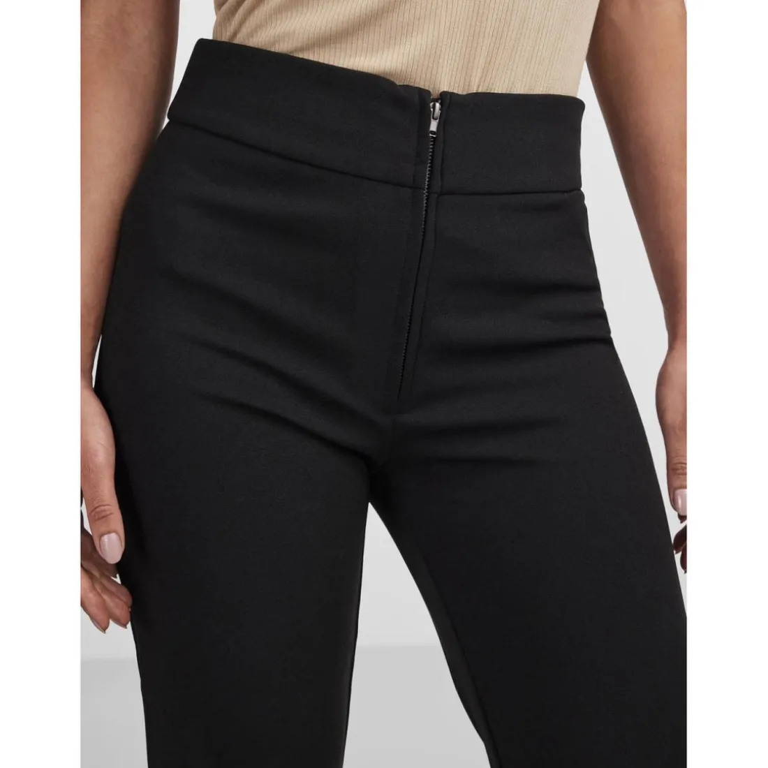 Pantalon à jambe large noir Pax