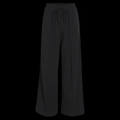 Pantalon à jambe large noir Rae