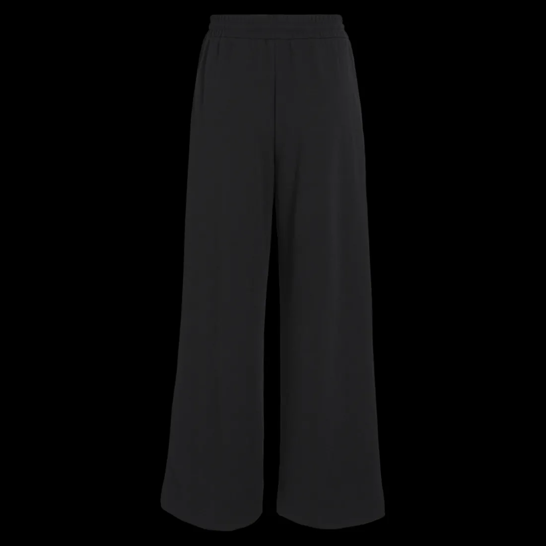 Pantalon à jambe large noir Rae