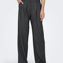 Pantalon à jambe large ONLHATTIE - Gris Noir Julia
