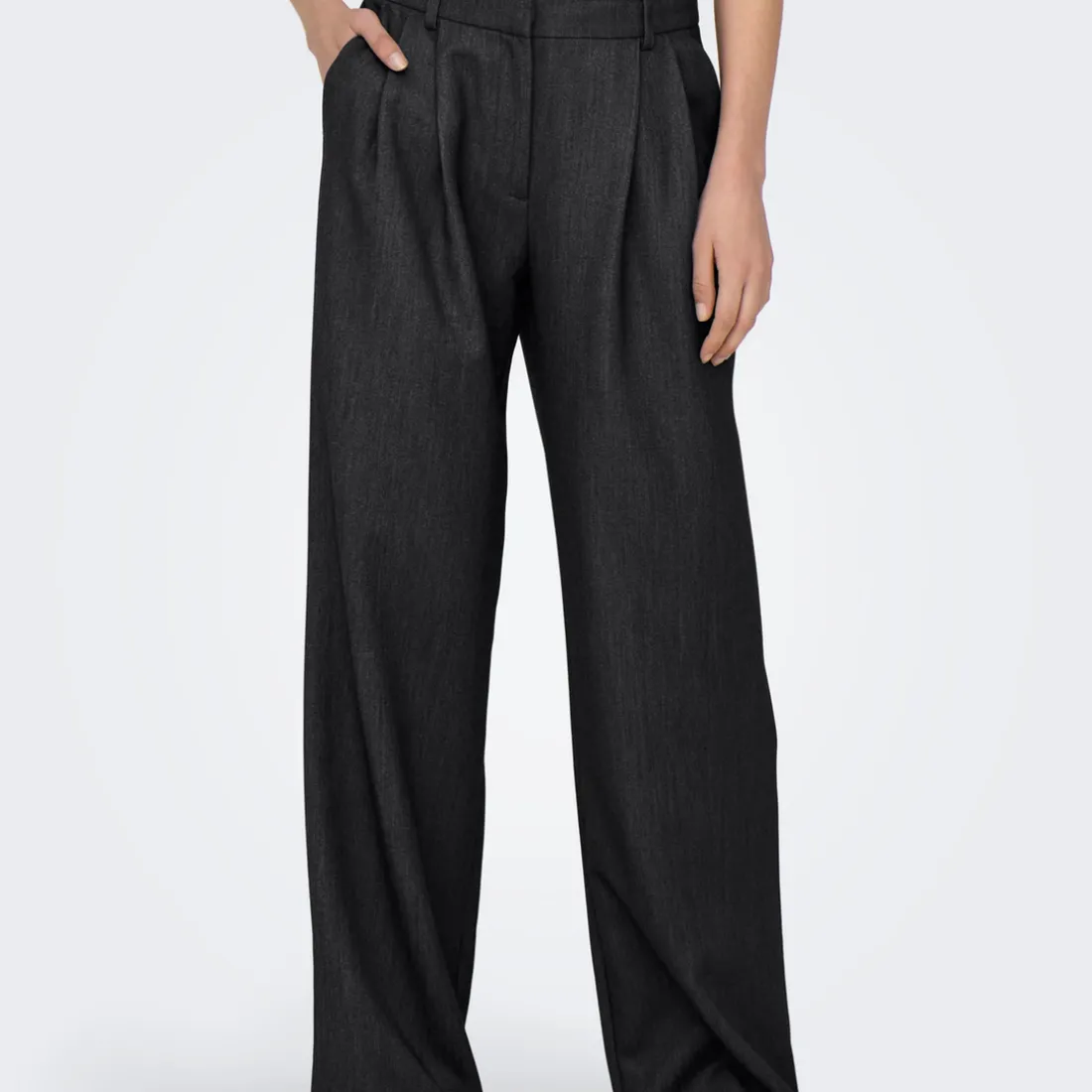 Pantalon à jambe large ONLHATTIE - Noir Joy