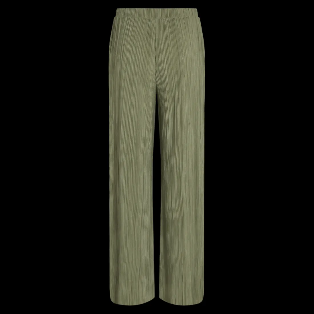 Pantalon à jambe large vert foncé Nia