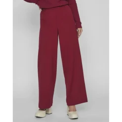 Pantalon à jambe large violet Tess