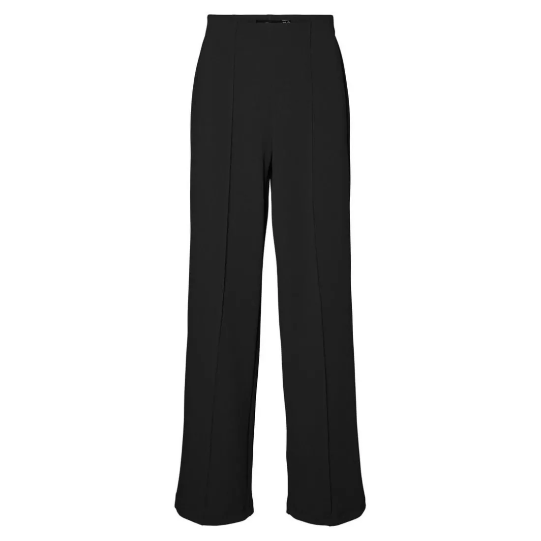 Pantalon à jambe large Wide Leg Fit Taille haute noir Dee