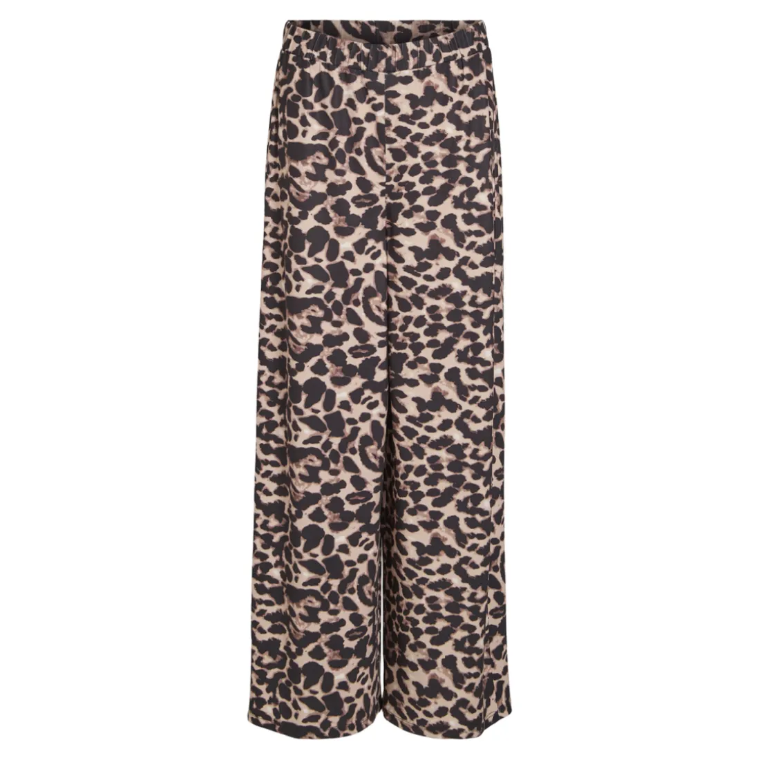 Pantalon ample à imprimé léopard Leoa noir Nia