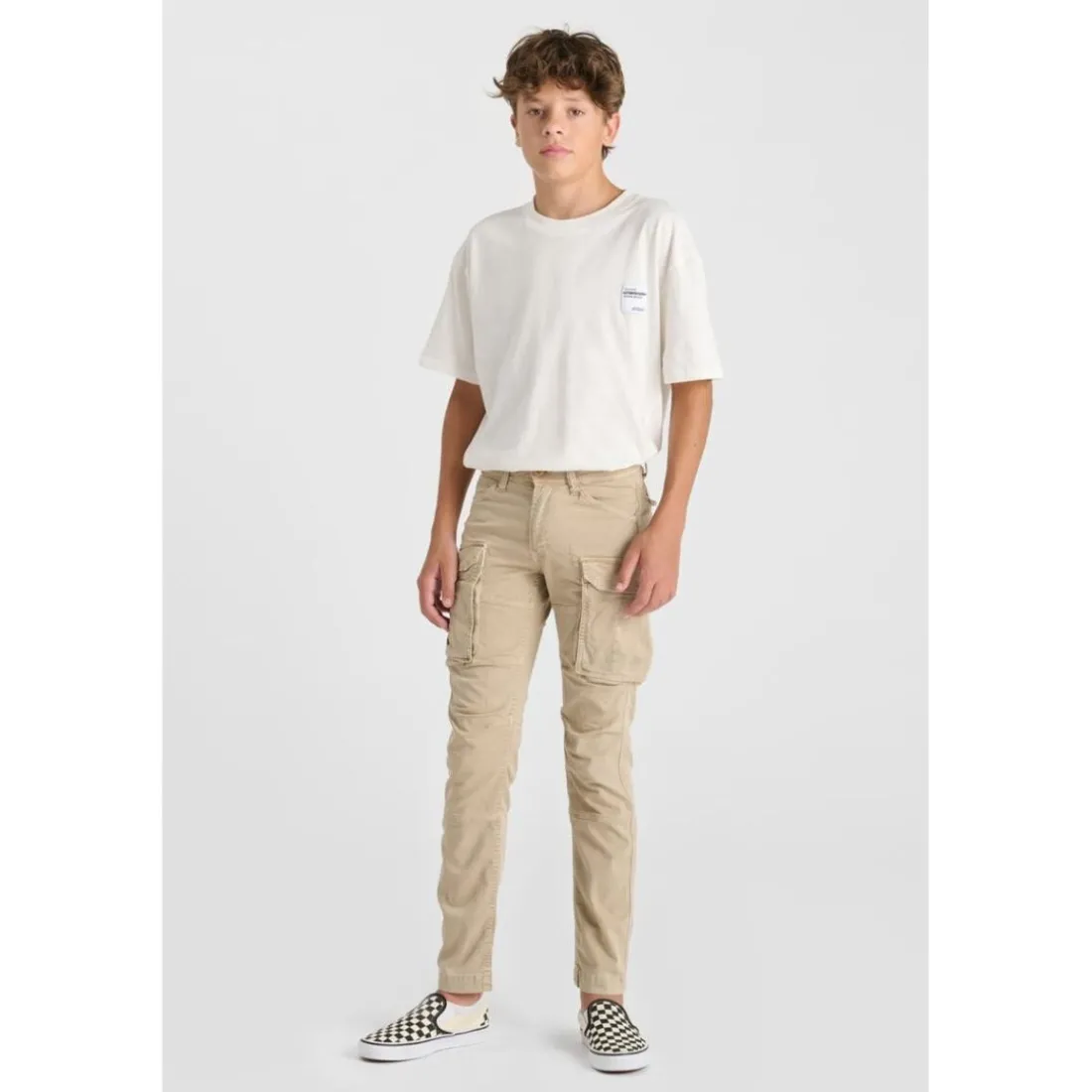 Pantalon cargo AARAN beige Kai
