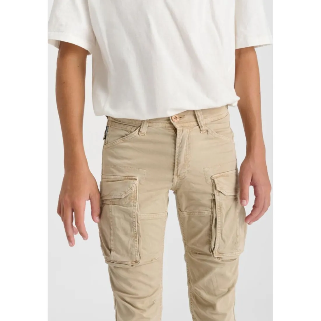 Pantalon cargo AARAN beige Kai