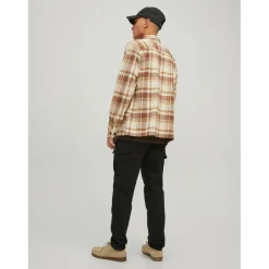 Pantalon cargo Carrot Fit Noir en coton