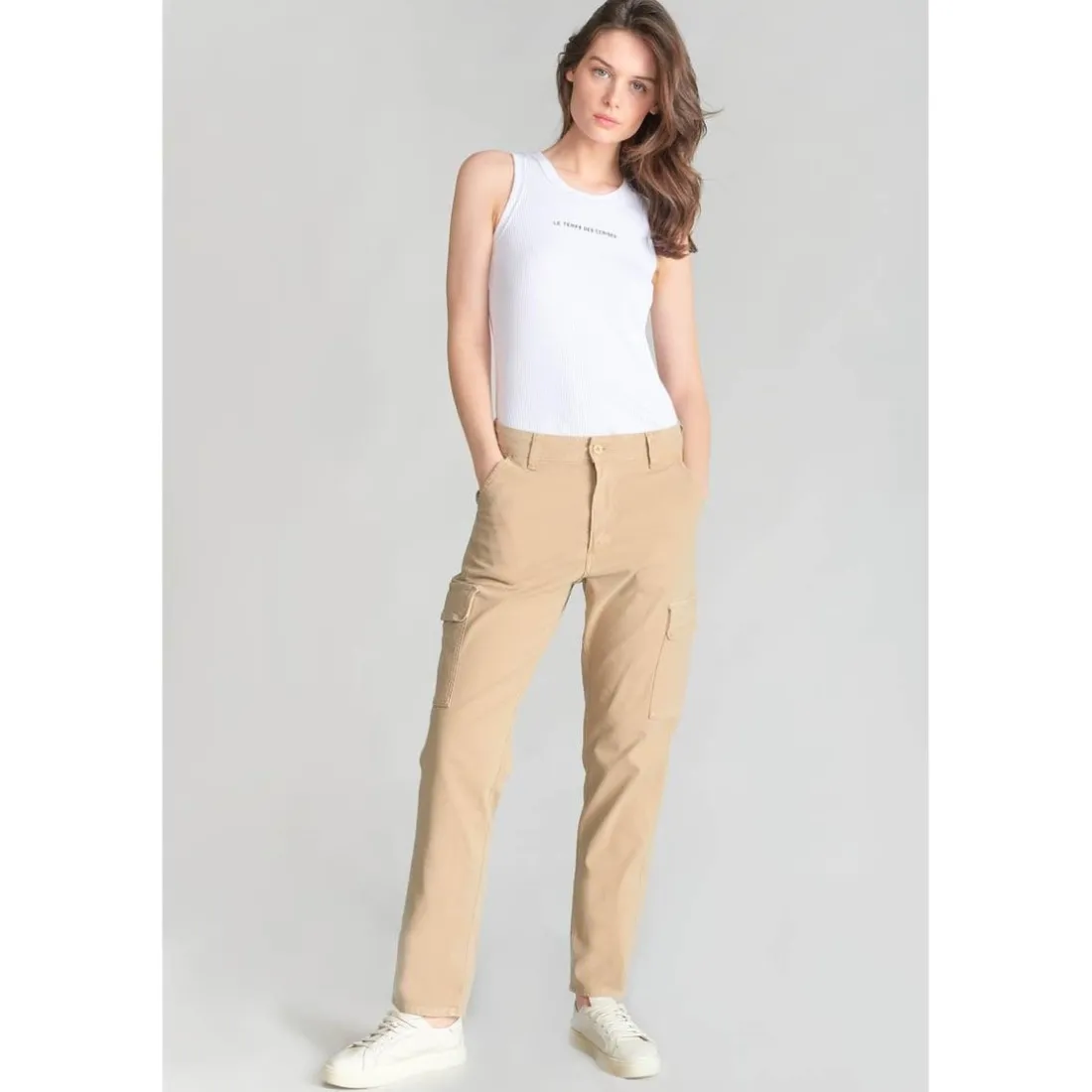 Pantalon cargo CASTELLA marron