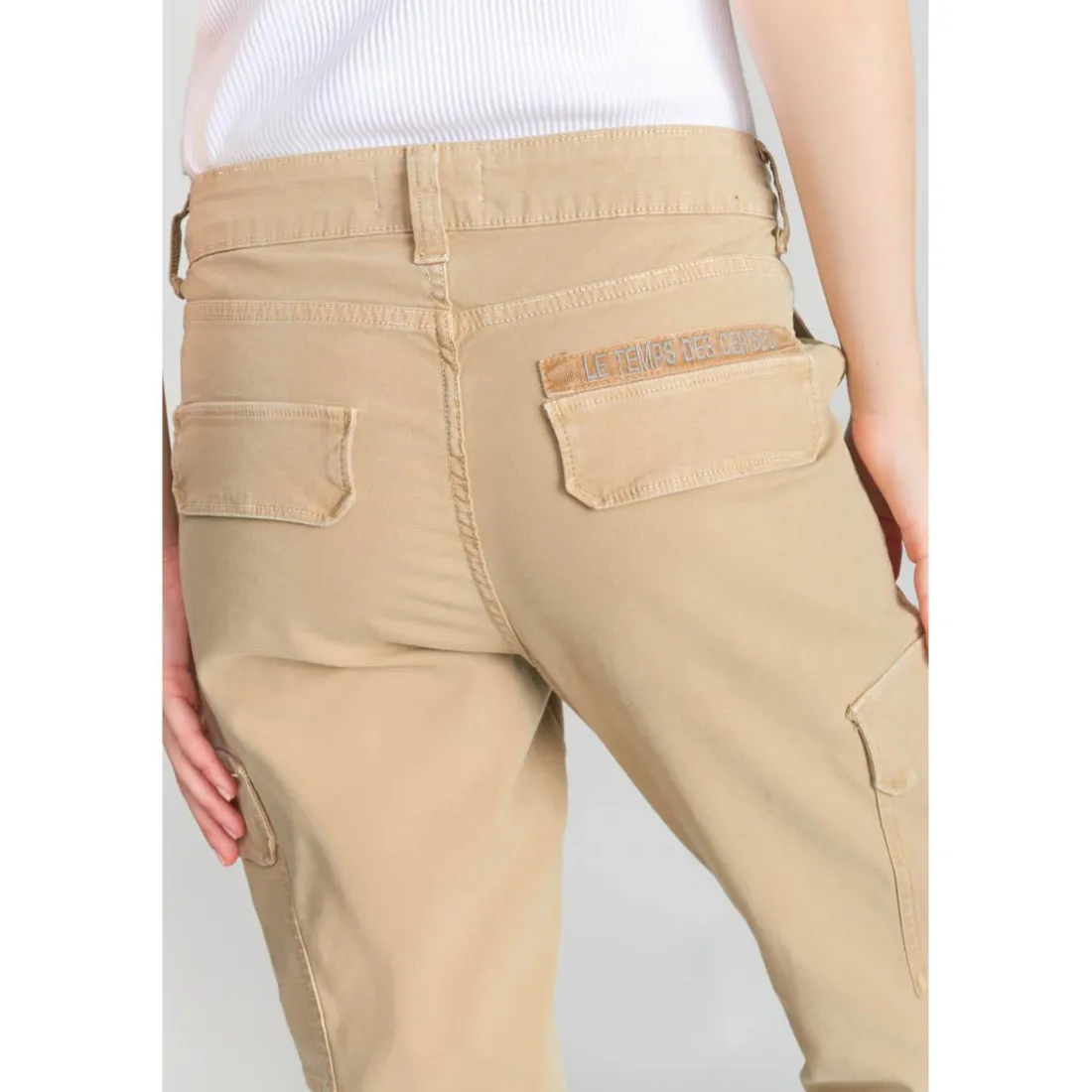 Pantalon cargo CASTELLA marron