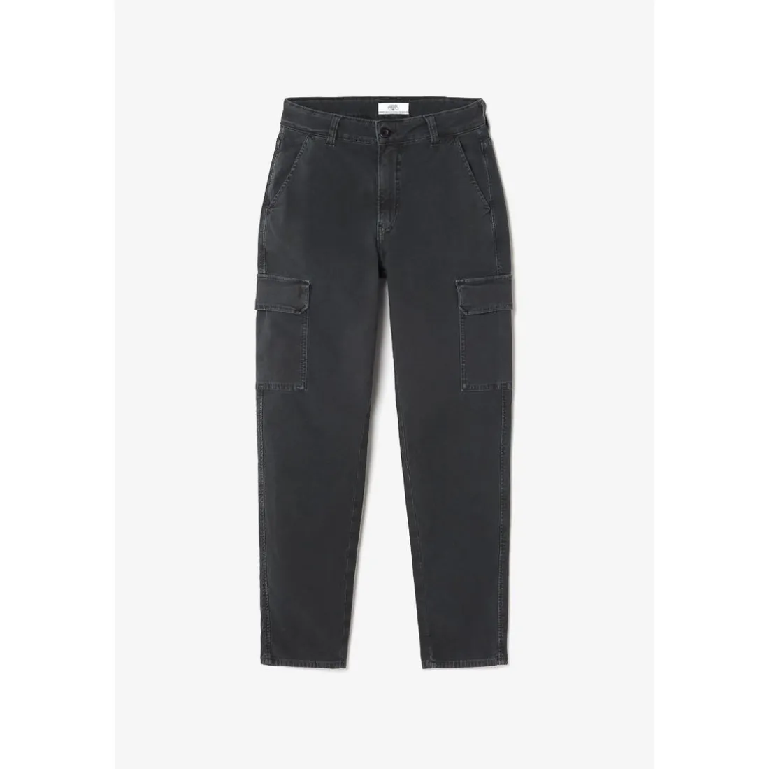 Pantalon cargo CASTELLA noir en coton