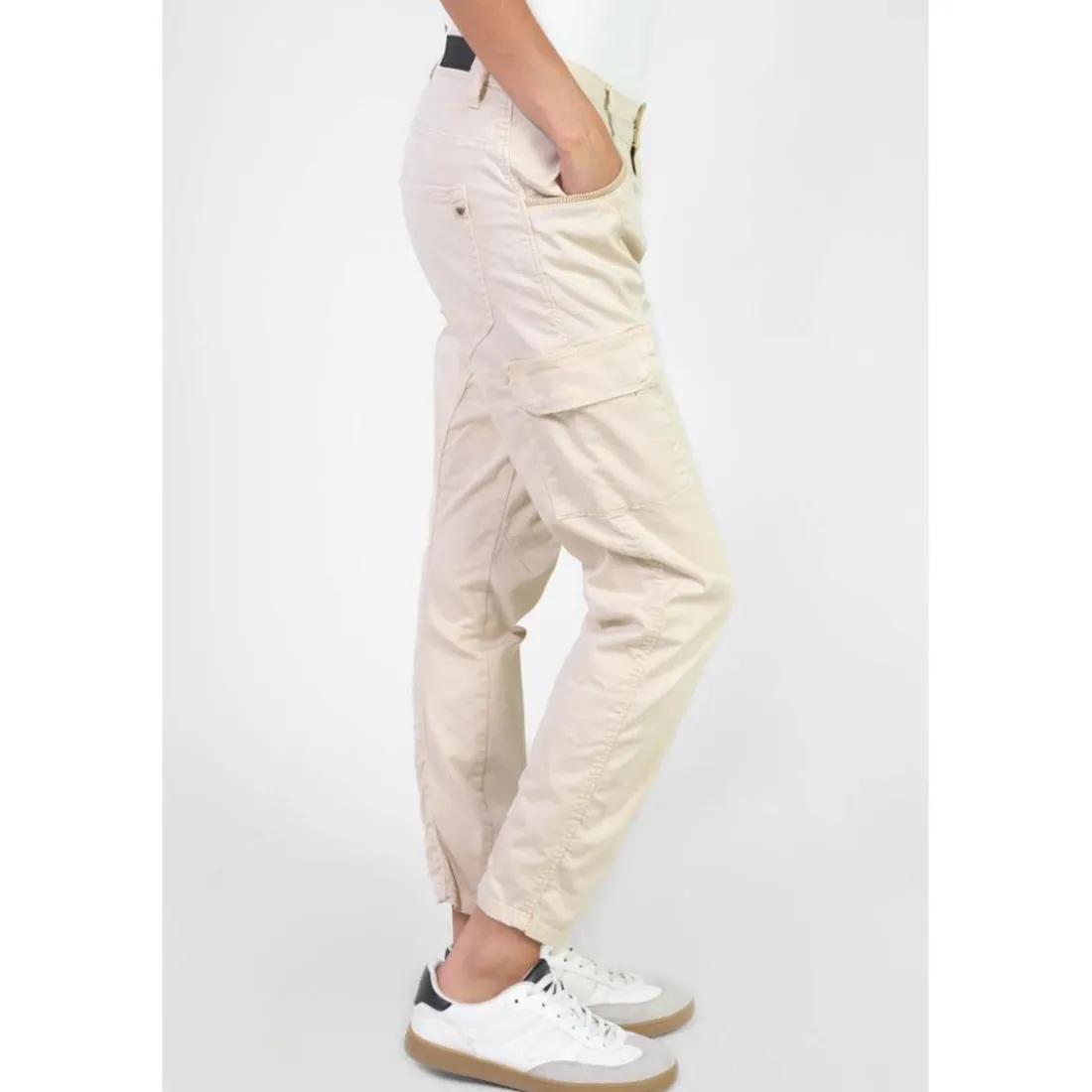 Pantalon cargo RIVERA beige Zoe