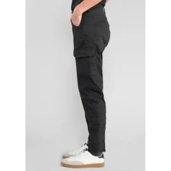Pantalon cargo RIVERA noir Juno en coton