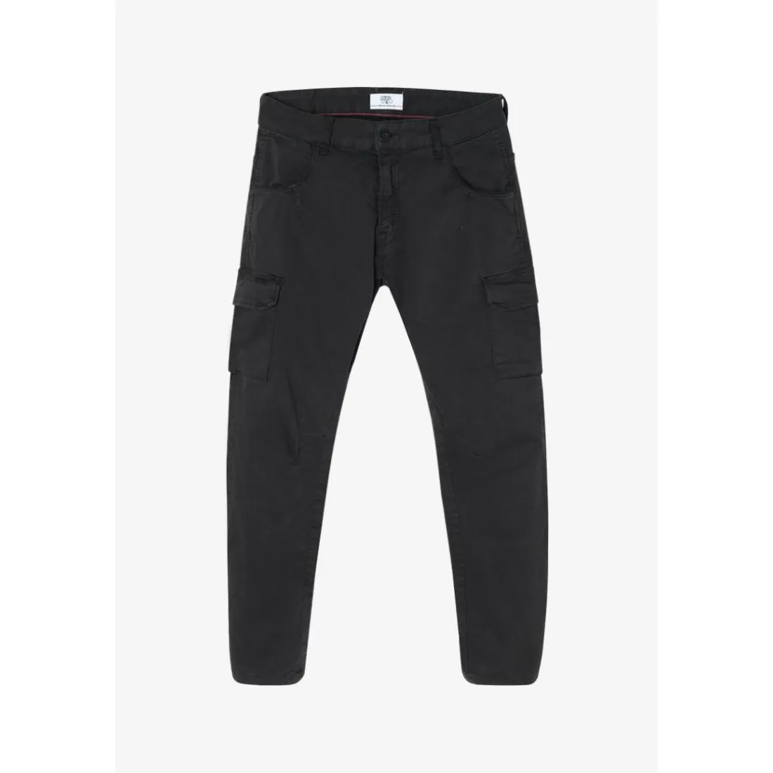 Pantalon cargo RIVERA noir Juno en coton