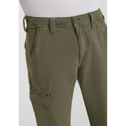 Pantalon cargo SELIAN kaki Jovi en coton