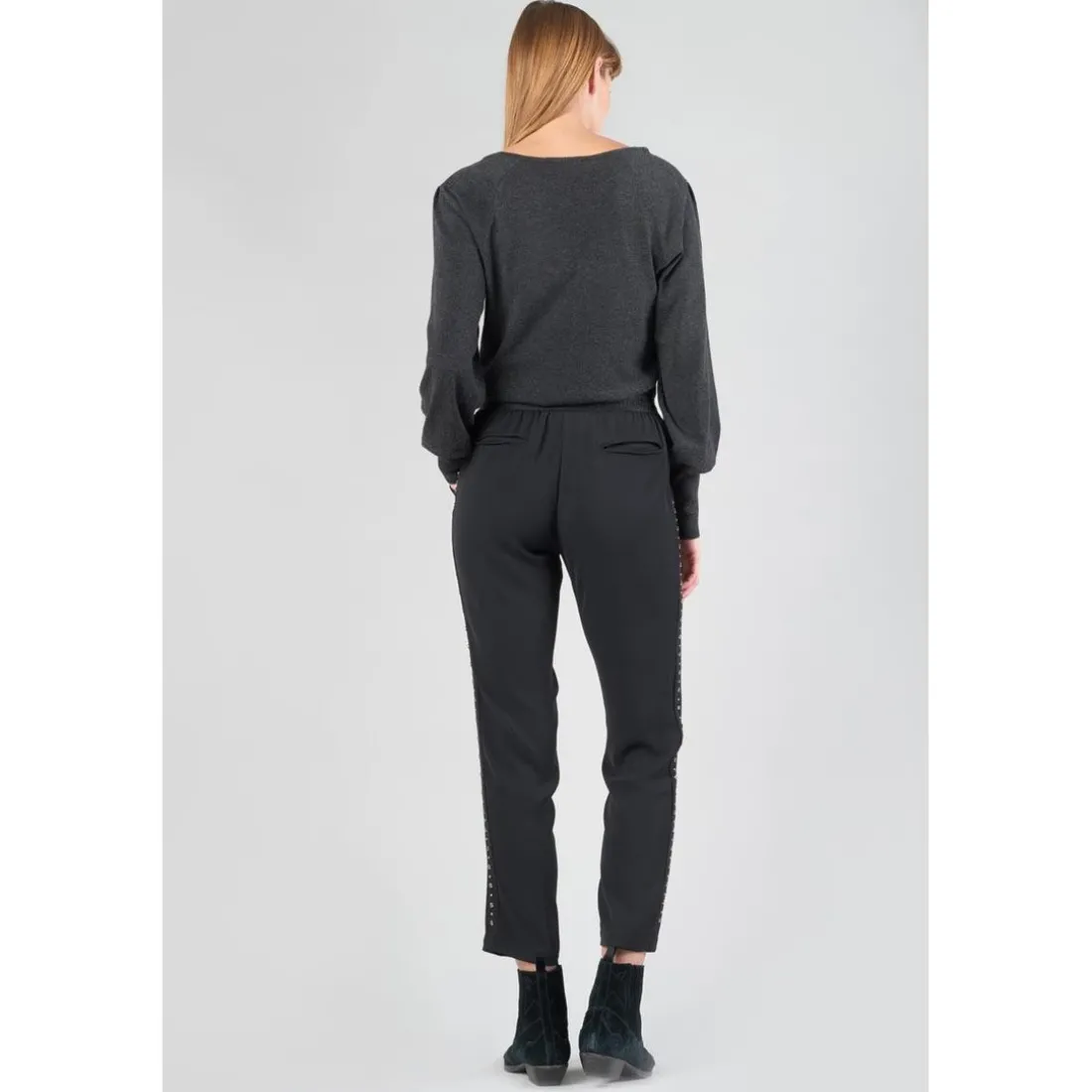 Pantalon carotte ZENA noir