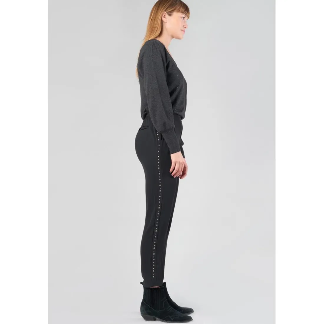 Pantalon carotte ZENA noir