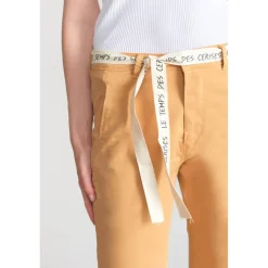Pantalon chino ARLO camel Vox en coton