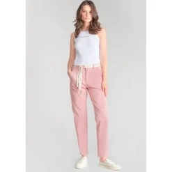 Pantalon chino ARLO rose