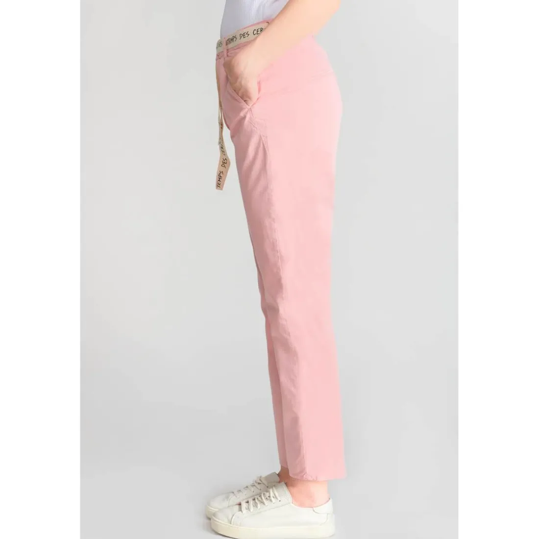 Pantalon chino ARLO rose