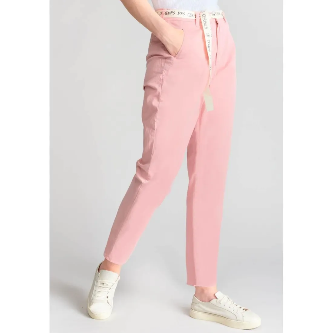 Pantalon chino ARLO rose