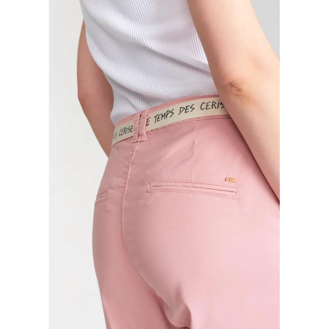 Pantalon chino ARLO rose