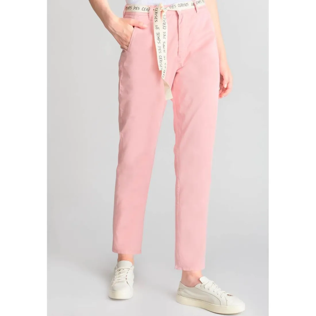 Pantalon chino ARLO rose