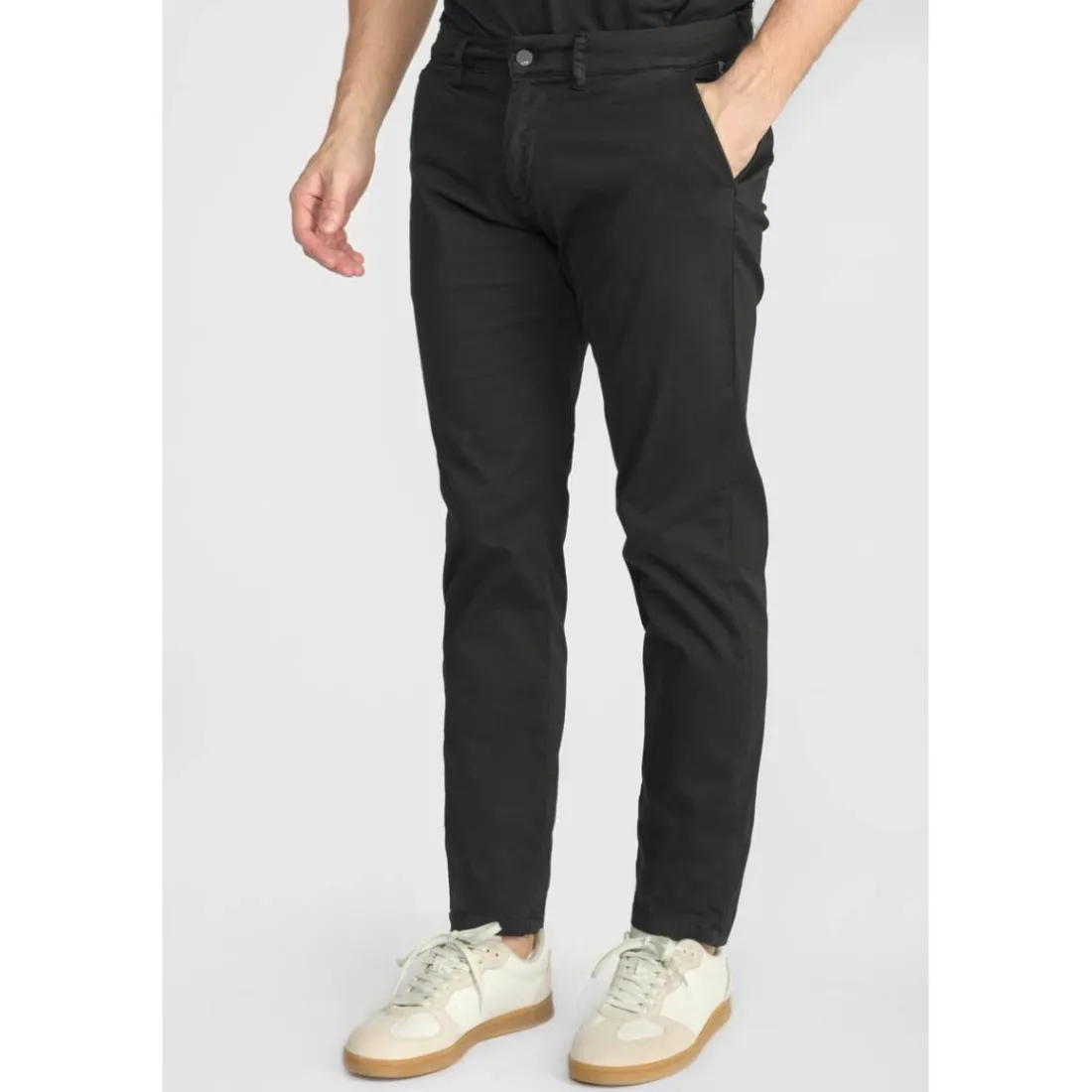 Pantalon chino CESAR noir Greg